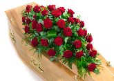 Coffin Spray all roses 