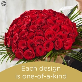100 Premium Rose Bouquet