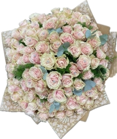 Perfectly Pink 100 Roses